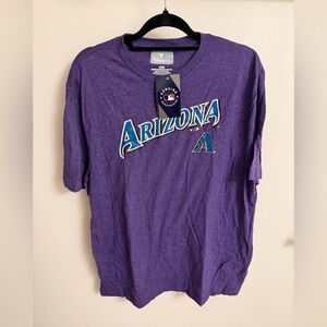 Fanatics Arizona Diamondbacks Men’s Purple T-Shirt Large NWT